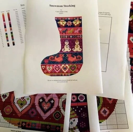 Snowman Christmas Stocking Tapestry Kit, Heirloom Gift -Christmas Homeware & Accessories Shop featureditemlargei 2347