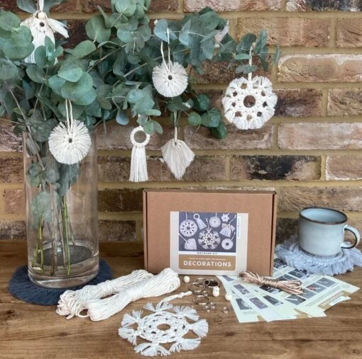 Macram Kit - Christmas Decorations. Learn How To Make A Set Of EIGHT Snowflakes -Christmas Homeware & Accessories Shop featureditemlargei 2355