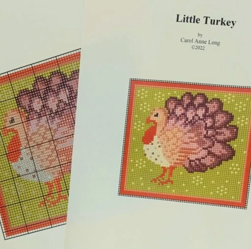 Little Turkey Needlepoint Kit, Christmas, Tapestry, Counted, Xmas Kit -Christmas Homeware & Accessories Shop featureditemlargei 2371