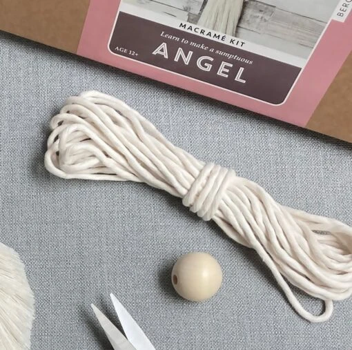 Macrame Kit - Christmas Angel. Learn How To Make Your Own Decorations With This -Christmas Homeware & Accessories Shop featureditemlargei 2378