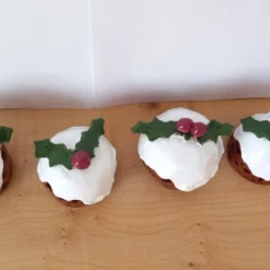 Christmas Pudding Ceramic Tealight Holders -Christmas Homeware & Accessories Shop featureditemlargei 239