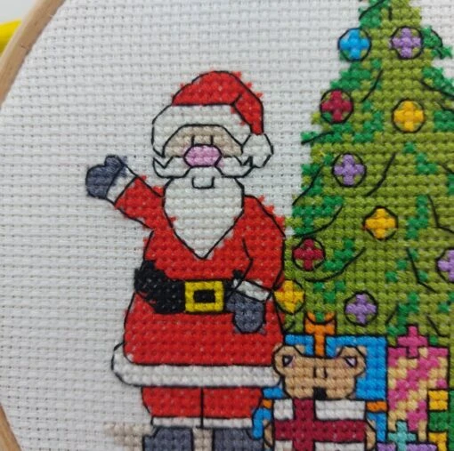 A Christmas Scene Cross Stitch Kit -Christmas Homeware & Accessories Shop featureditemlargei 2397