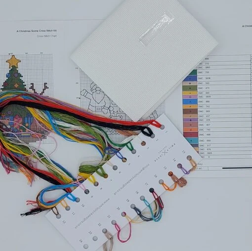 A Christmas Scene Cross Stitch Kit -Christmas Homeware & Accessories Shop featureditemlargei 2399