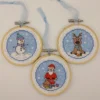 Christmas Baubles Cross Stich Box Set