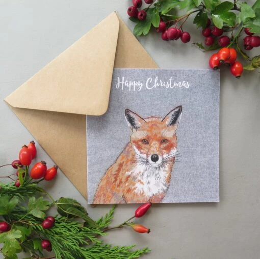 5 Christmas Cards - A Robin, Stag, Hare, Pheasant And Fox Card -Christmas Homeware & Accessories Shop featureditemlargei 2444