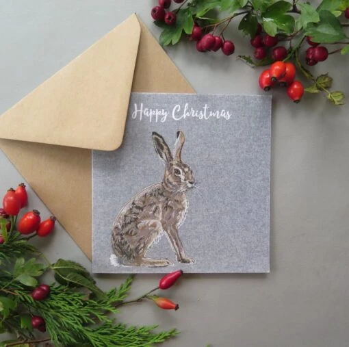 5 Christmas Cards - A Robin, Stag, Hare, Pheasant And Fox Card -Christmas Homeware & Accessories Shop featureditemlargei 2445
