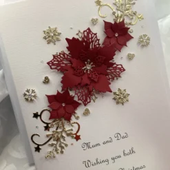 Personalised Handmade Christmas Card Gift Boxed Mum Dad Wife Daughter -Christmas Homeware & Accessories Shop featureditemlargei 2463