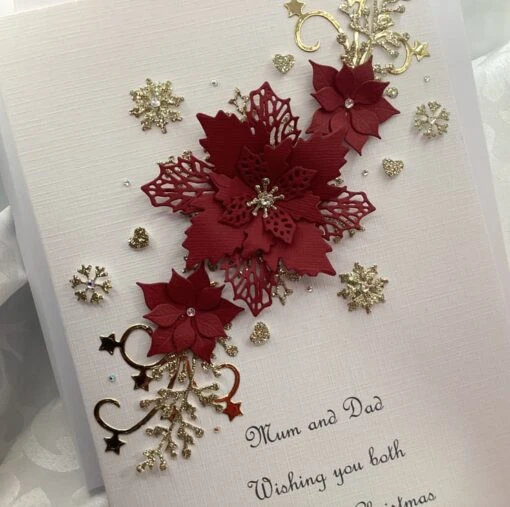 Personalised Handmade Christmas Card Gift Boxed Mum Dad Wife Daughter -Christmas Homeware & Accessories Shop featureditemlargei 2463