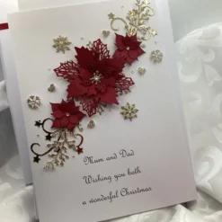 Personalised Handmade Christmas Card Gift Boxed Mum Dad Wife Daughter -Christmas Homeware & Accessories Shop featureditemlargei 2464