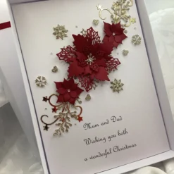 Personalised Handmade Christmas Card Gift Boxed Mum Dad Wife Daughter -Christmas Homeware & Accessories Shop featureditemlargei 2465