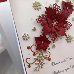 Personalised Handmade Christmas Card Gift Boxed Mum Dad Wife Daughter -Christmas Homeware & Accessories Shop featureditemlargei 2466