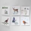 All Six Animal Christmas Cards, Winter Cards, Blank Inside