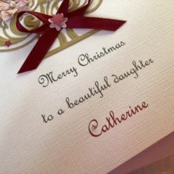Handmade Personalised Christmas Card Gift Boxed Daughter Granddaughter Wife Mum -Christmas Homeware & Accessories Shop featureditemlargei 2520