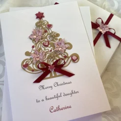 Handmade Personalised Christmas Card Gift Boxed Daughter Granddaughter Wife Mum -Christmas Homeware & Accessories Shop featureditemlargei 2523