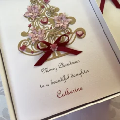 Handmade Personalised Christmas Card Gift Boxed Daughter Granddaughter Wife Mum -Christmas Homeware & Accessories Shop featureditemlargei 2526