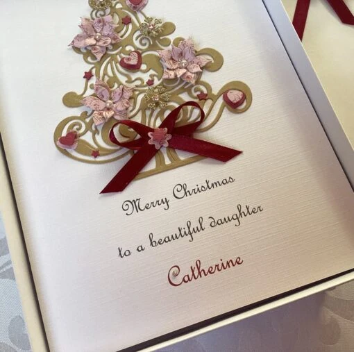 Handmade Personalised Christmas Card Gift Boxed Daughter Granddaughter Wife Mum -Christmas Homeware & Accessories Shop featureditemlargei 2526