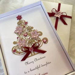 Handmade Personalised Christmas Card Gift Boxed Daughter Granddaughter Wife Mum -Christmas Homeware & Accessories Shop featureditemlargei 2527