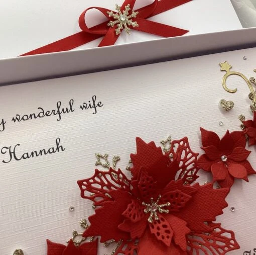 Personalised Christmas Card Gift Boxed For Wife Mum Daughter Granddaughter -Christmas Homeware & Accessories Shop featureditemlargei 2531