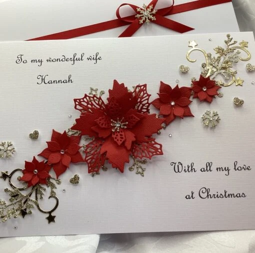 Personalised Christmas Card Gift Boxed For Wife Mum Daughter Granddaughter -Christmas Homeware & Accessories Shop featureditemlargei 2532