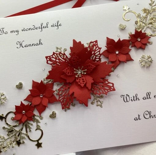 Personalised Christmas Card Gift Boxed For Wife Mum Daughter Granddaughter -Christmas Homeware & Accessories Shop featureditemlargei 2533