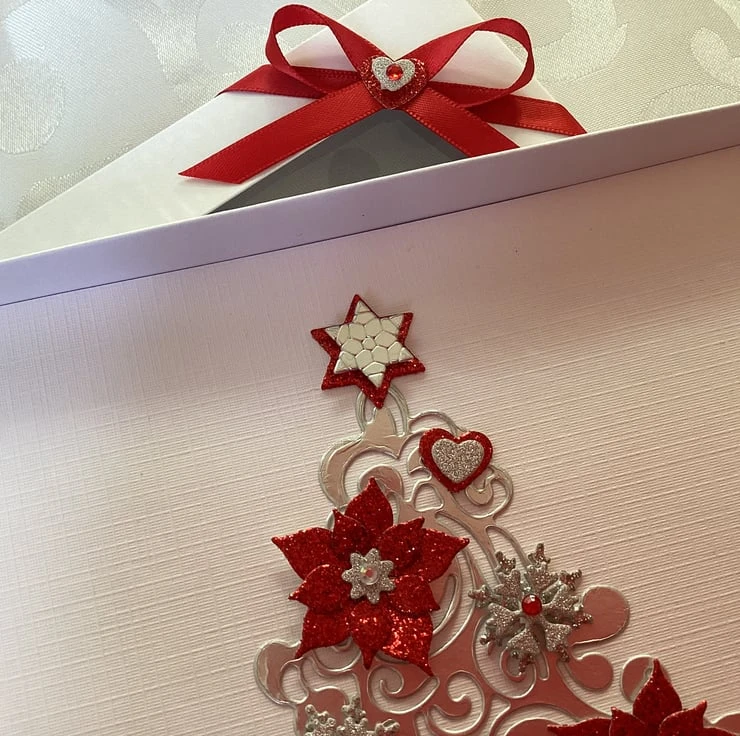Christmas Card Personalised Handmade With Gift Box Wife Daughter Granddaughter 5 Christmas Card Personalised Handmade With Gift Box Wife Daughter Granddaughter - Image 5