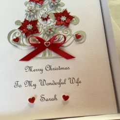 Christmas Card Personalised Handmade With Gift Box Wife Daughter Granddaughter -Christmas Homeware & Accessories Shop featureditemlargei 2553