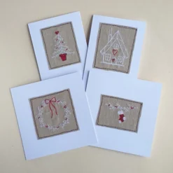 Christmas Cards Set Of Four
