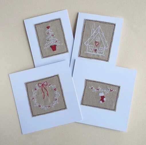 Christmas Homeware & Accessories Shop 42 Christmas Cards Set Of Four