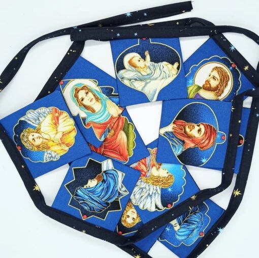 Religious Christmas Bunting 370F