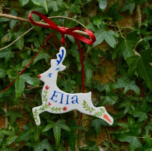 Personalised Rudolph Christmas Decoration - Hand Made -Christmas Homeware & Accessories Shop featureditemlargei 331