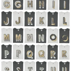 Personalized Christmas Stocking- White Holiday Decoration, Custom Initial Xmas -Christmas Homeware & Accessories Shop featureditemlargei 358