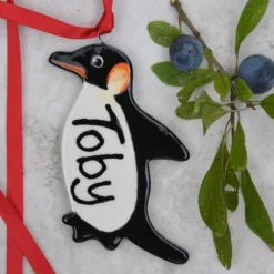 Personalised Christmas Penguin - Hand Made -Christmas Homeware & Accessories Shop featureditemlargei 403