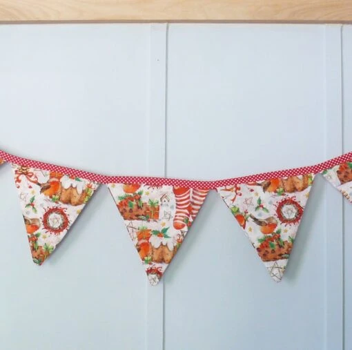 Christmas Bunting 9 Flags
