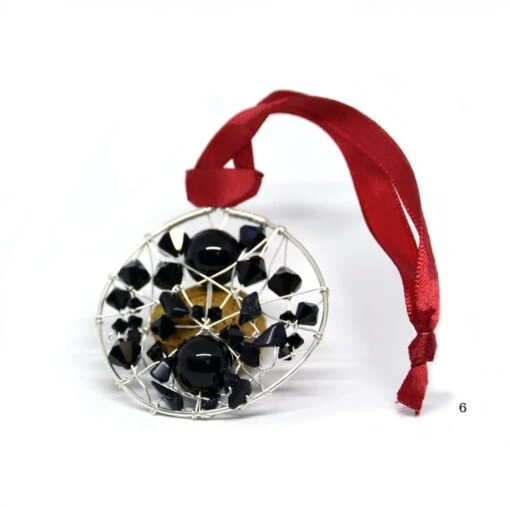 Dream Catcher Christmas Decoration, Wire Wrapped Decoration -Christmas Homeware & Accessories Shop featureditemlargei 441