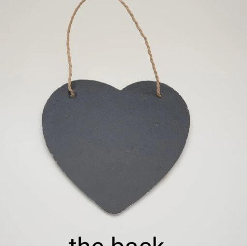 Christmas Birds Hanging Decoration, Slate Heart With Robin, Bluetit, Wren -Christmas Homeware & Accessories Shop featureditemlargei 483