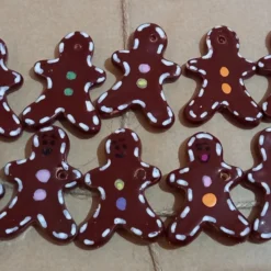 Mini Ceramic Gingerbread Men For Christmas Trees Or Gift Wrapping -Christmas Homeware & Accessories Shop featureditemlargei 488