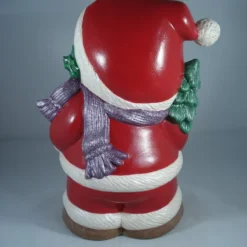 Red Ceramic Xmas Christmas Santa Claus Bear Animal Figurine Ornament Decoration. -Christmas Homeware & Accessories Shop featureditemlargei 510