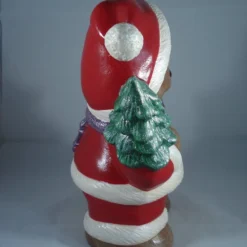 Red Ceramic Xmas Christmas Santa Claus Bear Animal Figurine Ornament Decoration. -Christmas Homeware & Accessories Shop featureditemlargei 511