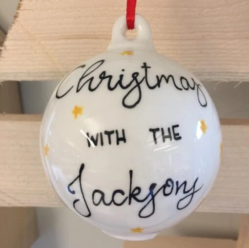 Christmas Bauble, Bauble, Tree Decoration, Personalised Bauble -Christmas Homeware & Accessories Shop featureditemlargei 527