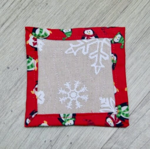 Fun Quilted Christmas Coasters Featuring Tree And Snowflake Designs. -Christmas Homeware & Accessories Shop featureditemlargei 561