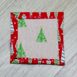 Fun Quilted Christmas Coasters Featuring Tree And Snowflake Designs. -Christmas Homeware & Accessories Shop featureditemlargei 562