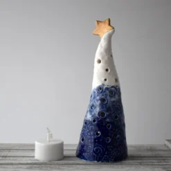 A309 Ceramic Christmas Tree Tea Light Holder (UK Postage Free) -Christmas Homeware & Accessories Shop featureditemlargei 574