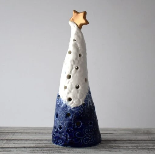 A309 Ceramic Christmas Tree Tea Light Holder (UK Postage Free) -Christmas Homeware & Accessories Shop featureditemlargei 575