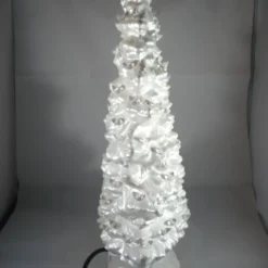 White Ceramic Glittery Xmas Christmas Tree LED Table Lamp Light Decoration. -Christmas Homeware & Accessories Shop featureditemlargei 585