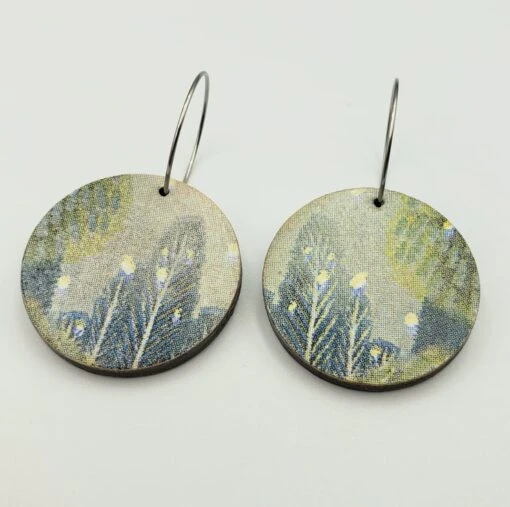 Small Winter Christmas Snowy Earrings -Christmas Homeware & Accessories Shop featureditemlargei 602