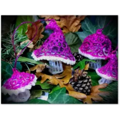 Pink Toadstool Christmas Tree Decoration -Christmas Homeware & Accessories Shop featureditemlargei 607