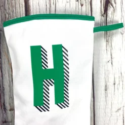 Rainbow Christmas Stocking- Personalised Holiday Decoration, Custom Initial Xmas -Christmas Homeware & Accessories Shop featureditemlargei 610