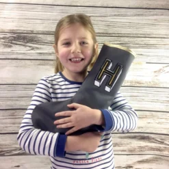 Rainbow Christmas Stocking- Personalised Holiday Decoration, Custom Initial Xmas -Christmas Homeware & Accessories Shop featureditemlargei 611