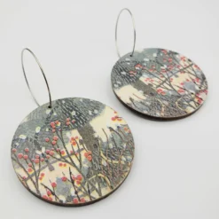 Large Christmas Woodland Berry Earrings -Christmas Homeware & Accessories Shop featureditemlargei 621
