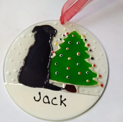 Rottweiler Christmas Sun Catcher Decoration. -Christmas Homeware & Accessories Shop featureditemlargei 639